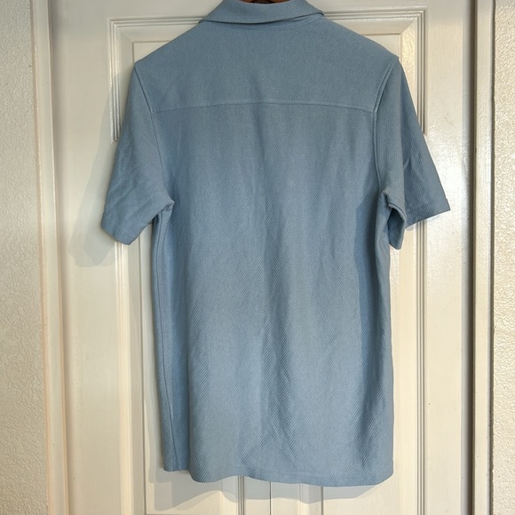 Frye & Co Men’s Herringbone Button Up Shirt - Picture 5 of 7